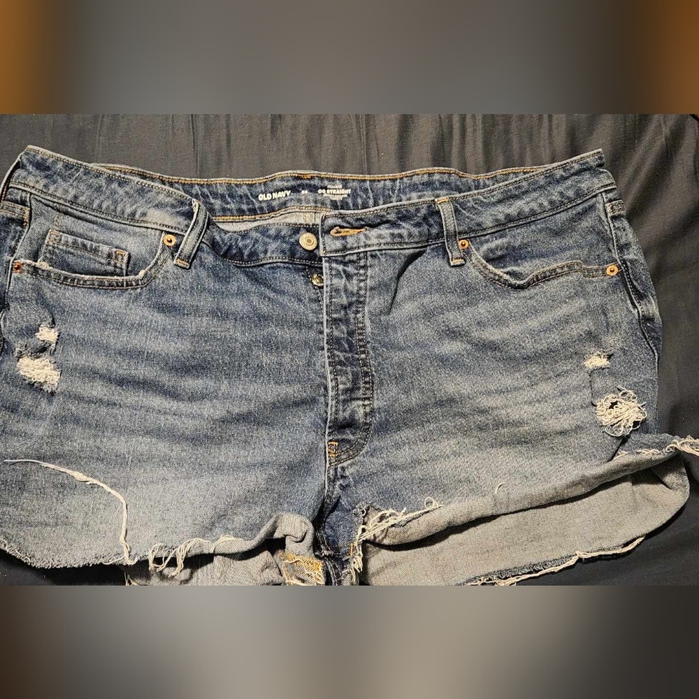Size 22 high rise OG straight old navy shorts